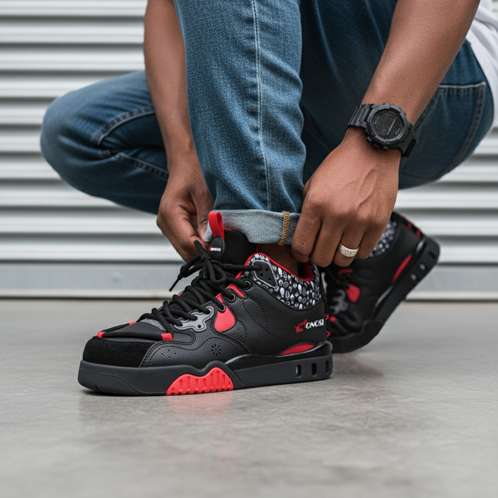 Mono Victory HIGHTOP – Black/Red Edition – MonosiMovements
