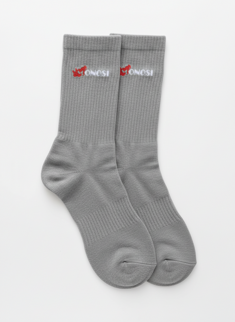 Mono Crew Socks - Grey